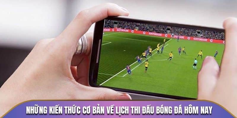 Những kiến thức cơ bản về lịch thi đấu bóng đá hôm nay